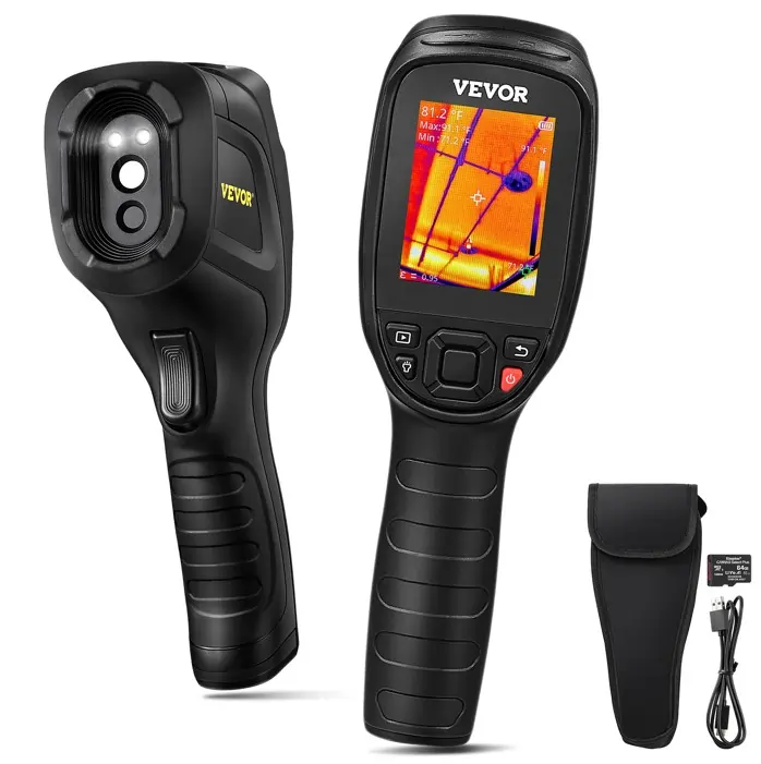 Thermal imaging camera used by Giza Roofing Solutions to detect roof leaks, moisture, and insulation issues.